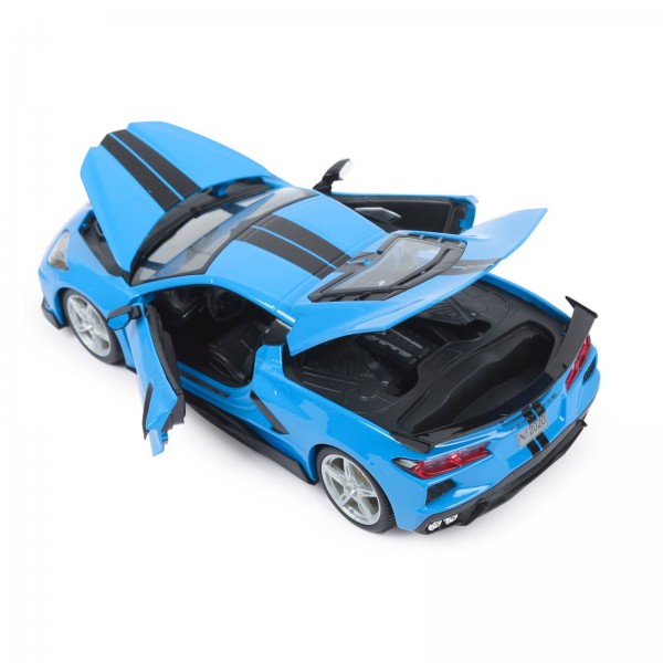 ετοιμα μοντελα αυτοκινητων - ετοιμα μοντελα - 1/18 CHEVROLET CORVETTE STINGRAY COUPE 2020 BLUE ΑΥΤΟΚΙΝΗΤΑ