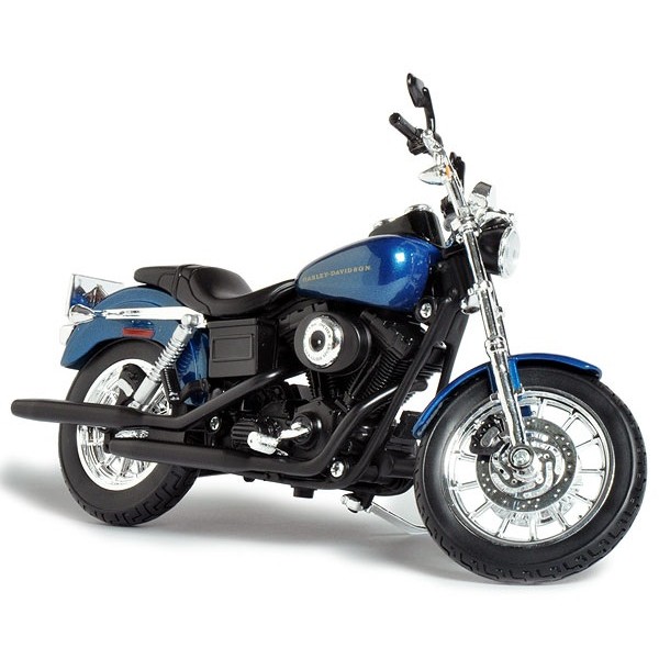 ετοιμα μοντελα μοτοσικλετες - ετοιμα μοντελα - 1/12 HARLEY DAVIDSON DYNA SUPER GLIDE SPORT BLUE METALLIC 2004 ΜΟΤΟΣΥΚΛΕΤΕΣ