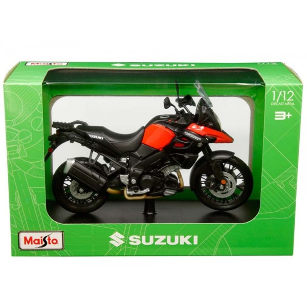 ετοιμα μοντελα μοτοσικλετες - ετοιμα μοντελα - 1/12 SUZUKI V-STROM DL 1000 2019 RED/BLACK ΜΟΤΟΣΥΚΛΕΤΕΣ
