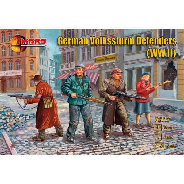 συναρμολογουμενες φιγουρες - συναρμολογουμενα μοντελα - 1/72 GERMAN VOLKSSTURM DEFENDERS (WWII) ΦΙΓΟΥΡΕΣ