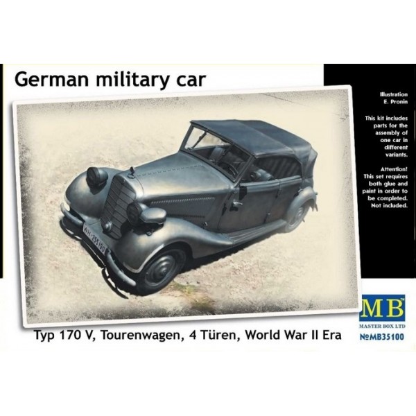 συναρμολογουμενα στραιτωτικα αξεσοιυαρ - συναρμολογουμενα στραιτωτικα οπλα - συναρμολογουμενα στραιτωτικα οχηματα - συναρμολογουμενα μοντελα - 1/35 German military car Mercedes-Benz Typ 170 V, Tourenwagen, 4 Turen, World War II Era ΣΤΡΑΤΙΩΤΙΚΑ ΟΧΗΜΑΤΑ - Ο
