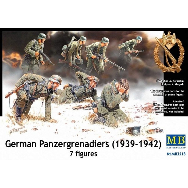 συναρμολογουμενες φιγουρες - συναρμολογουμενα μοντελα - 1/35 GERMAN PANZERGRENADIERS (1939-1942) 7 figures ΦΙΓΟΥΡΕΣ