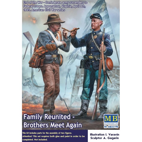 συναρμολογουμενες φιγουρες - συναρμολογουμενα μοντελα - 1/35 FAMILY REUNITED - BROTHERS MEET AGAIN (American Civil War Series) ΦΙΓΟΥΡΕΣ