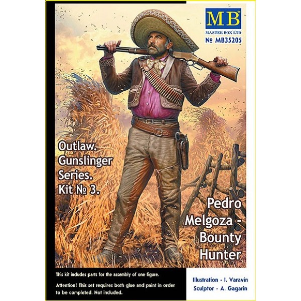 συναρμολογουμενες φιγουρες - συναρμολογουμενα μοντελα - 1/35 Outlow. Gunslinger series. Kit No. 3. Pedro Melgoza - Bounty Hunter ΦΙΓΟΥΡΕΣ