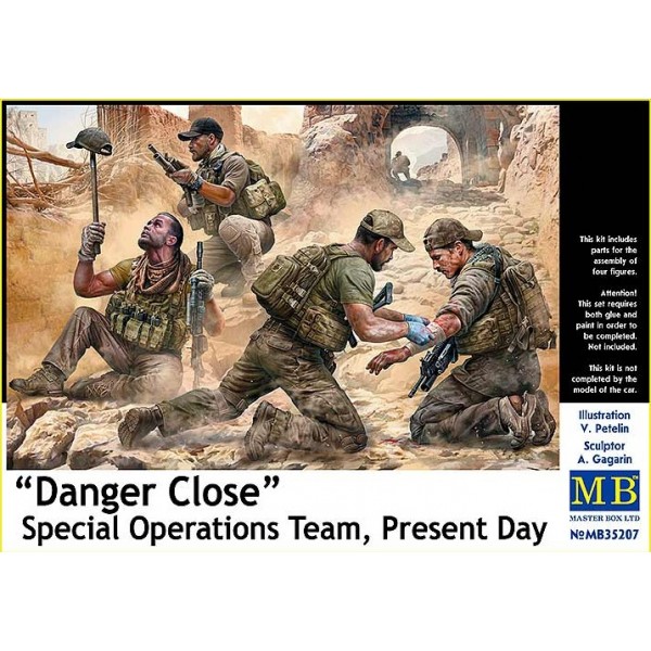 συναρμολογουμενες φιγουρες - συναρμολογουμενα μοντελα - 1/35 ''Danger Close'' Special Operations Team, Present Day ΦΙΓΟΥΡΕΣ