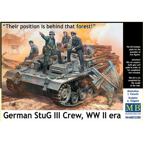 συναρμολογουμενες φιγουρες - συναρμολογουμενα μοντελα - 1/35 ''Their position is behind that forest!'' German StuG III Crew, WWII era ΦΙΓΟΥΡΕΣ