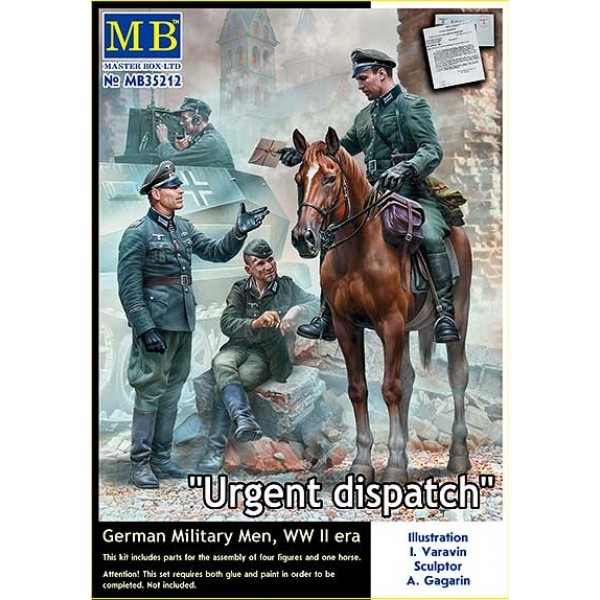 συναρμολογουμενες φιγουρες - συναρμολογουμενα μοντελα - 1/35 ''Urgent Dispatch'' German Military Men, WWII era ΦΙΓΟΥΡΕΣ