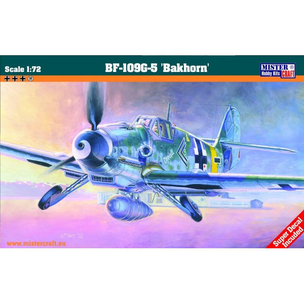 συναρμολογουμενα μοντελα αεροπλανων - συναρμολογουμενα μοντελα - 1/72 MESSERSCHMITT Bf-109G-5 ''BAKHORN'' ΑΕΡΟΠΛΑΝΑ