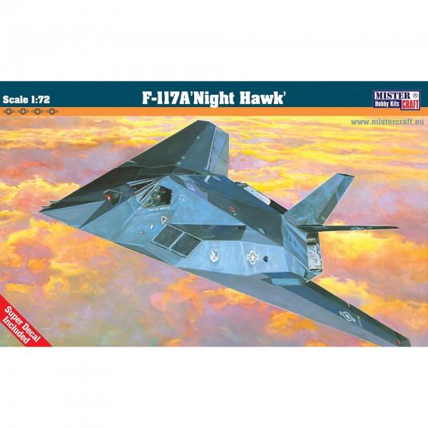 συναρμολογουμενα μοντελα αεροπλανων - συναρμολογουμενα μοντελα - 1/72 F-117A ''Night Hawk'' ΑΕΡΟΠΛΑΝΑ
