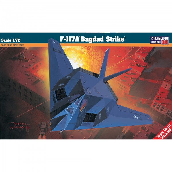 συναρμολογουμενα μοντελα αεροπλανων - συναρμολογουμενα μοντελα - 1/72 F-117A ''Bagdad Strike'' ΑΕΡΟΠΛΑΝΑ