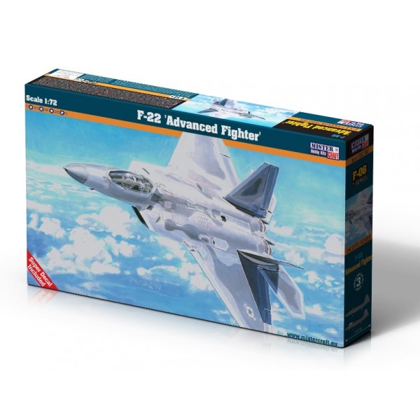 συναρμολογουμενα μοντελα αεροπλανων - συναρμολογουμενα μοντελα - 1/72 F-22 ''ADVANCED FIGHTER'' ΑΕΡΟΠΛΑΝΑ