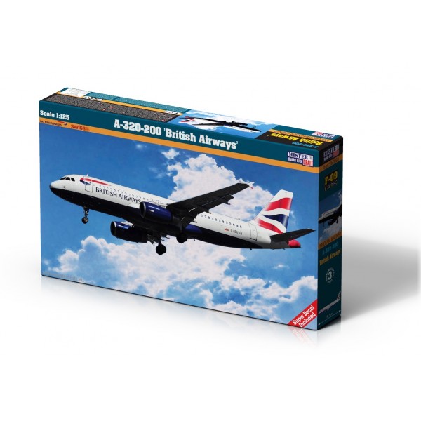 συναρμολογουμενα μοντελα αεροπλανων - συναρμολογουμενα μοντελα - 1/125 A-320-200 ''BRITISH AIRWAYS'' ΑΕΡΟΠΛΑΝΑ