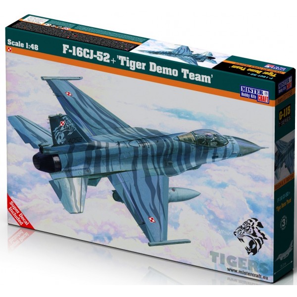συναρμολογουμενα μοντελα αεροπλανων - συναρμολογουμενα μοντελα - 1/48 F-16 CJ-52+ ''TIGER DEMO TEAM'' POLISH AIR FORCE FIGHTER ΑΕΡΟΠΛΑΝΑ