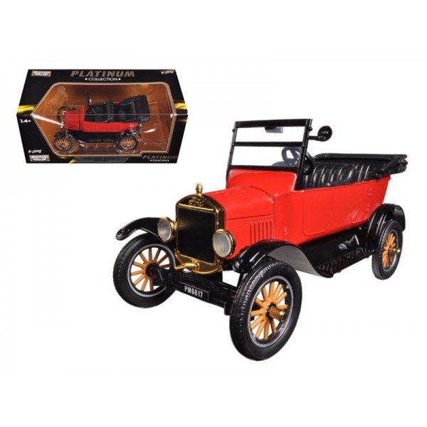 ετοιμα μοντελα αυτοκινητων - ετοιμα μοντελα - 1/24 FORD MODEL T TOURING 1925 RED ΑΥΤΟΚΙΝΗΤΑ