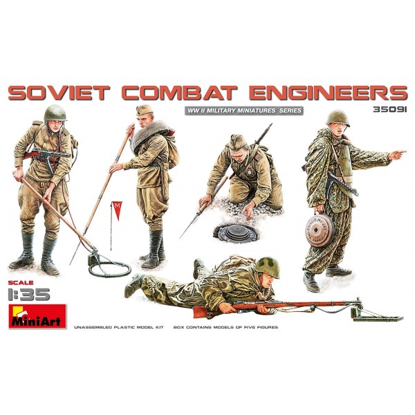 συναρμολογουμενες φιγουρες - συναρμολογουμενα μοντελα - 1/35 SOVIET COMBAT ENGINEERS ΦΙΓΟΥΡΕΣ