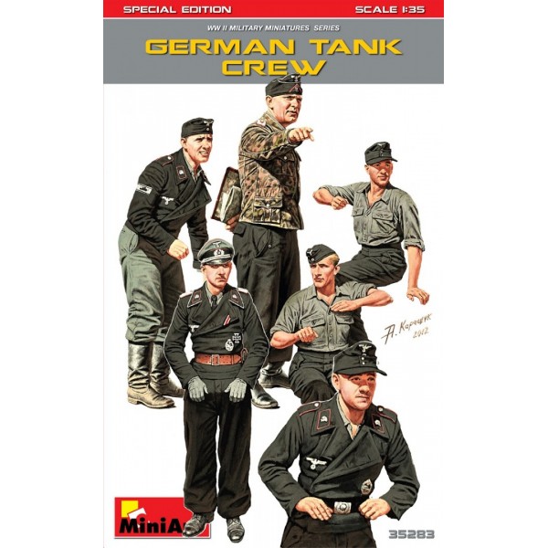 συναρμολογουμενες φιγουρες - συναρμολογουμενα μοντελα - 1/35 GERMAN TANK CREW Special Edition ΦΙΓΟΥΡΕΣ