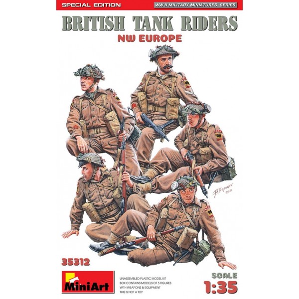 συναρμολογουμενες φιγουρες - συναρμολογουμενα μοντελα - 1/35 British Tank Riders (NW Europe) Special Edition ΦΙΓΟΥΡΕΣ