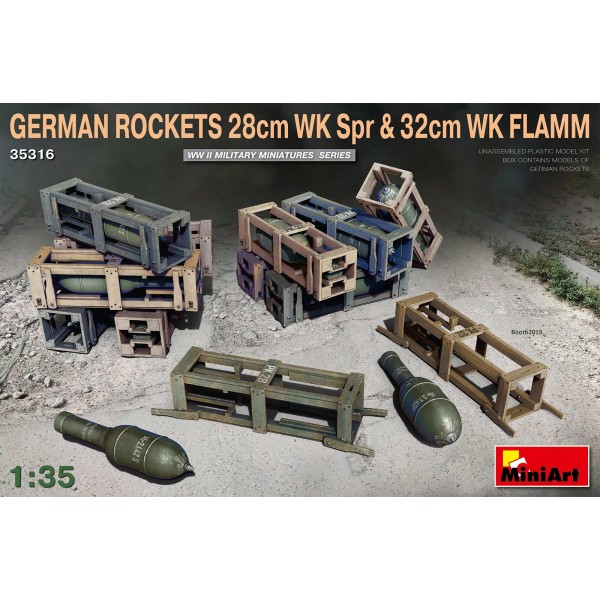 συναρμολογουμενα στραιτωτικα αξεσοιυαρ - συναρμολογουμενα στραιτωτικα οπλα - συναρμολογουμενα στραιτωτικα οχηματα - συναρμολογουμενα μοντελα - 1/35 GERMAN ROCKETS 28cm WK Spr & 32cm WK FLAMM ΣΤΡΑΤΙΩΤΙΚΑ ΟΧΗΜΑΤΑ - ΟΠΛΑ - ΑΞΕΣΟΥΑΡ