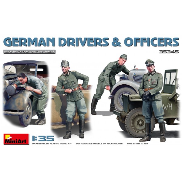 συναρμολογουμενες φιγουρες - συναρμολογουμενα μοντελα - 1/35 German Drivers & Officers ΦΙΓΟΥΡΕΣ