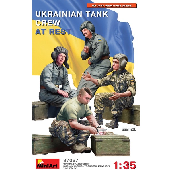 συναρμολογουμενες φιγουρες - συναρμολογουμενα μοντελα - 1/35 Ukrainian Tank Crew at Rest ΦΙΓΟΥΡΕΣ