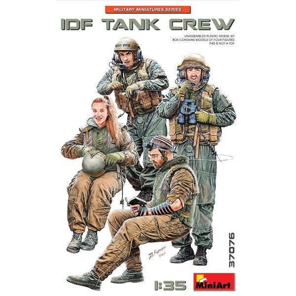 συναρμολογουμενες φιγουρες - συναρμολογουμενα μοντελα - 1/35 IDF Tank Crew ΦΙΓΟΥΡΕΣ