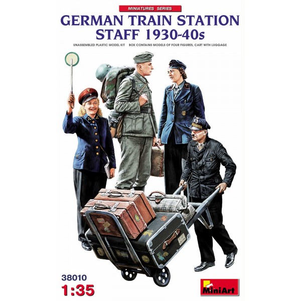 συναρμολογουμενες φιγουρες - συναρμολογουμενα μοντελα - 1/35 GERMAN TRAIN STATION STAFF 1930-40s ΦΙΓΟΥΡΕΣ