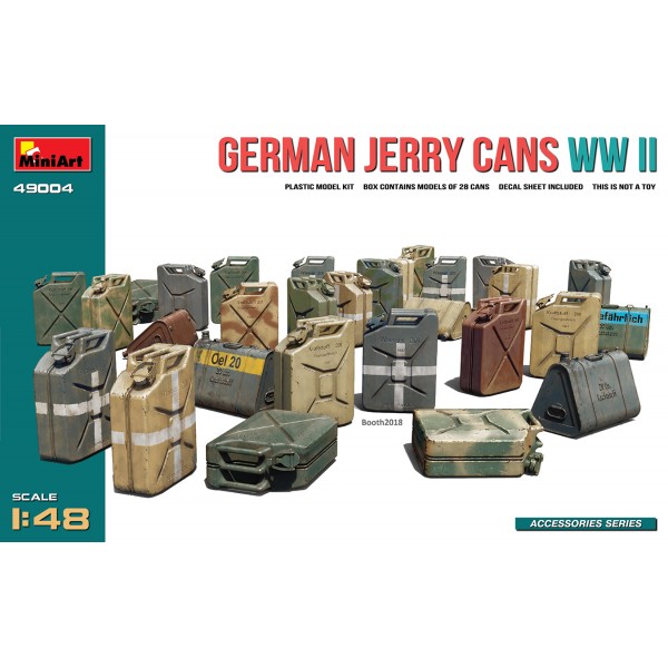 συναρμολογουμενα αξεσουαρ διοραματων - συναρμολογουμενα μοντελα - 1/48 GERMAN JERRY CANS WWII ΑΞΕΣΟΥΑΡ ΔΙΟΡΑΜΑΤΩΝ