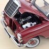 ετοιμα μοντελα αυτοκινητων - ετοιμα μοντελα - 1/18 MERCEDES BENZ 200 (W110) 1966 RED with OFF WHITE ROOF ΑΥΤΟΚΙΝΗΤΑ