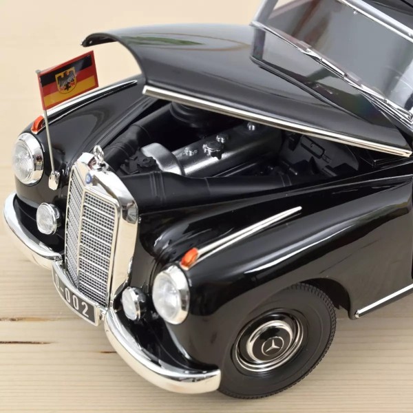 ετοιμα μοντελα αυτοκινητων - ετοιμα μοντελα - 1/18 MERCEDES BENZ 300 (W186) 1955 BLACK (KONRAD ADENAUER PERSONAL CAR) ΑΥΤΟΚΙΝΗΤΑ