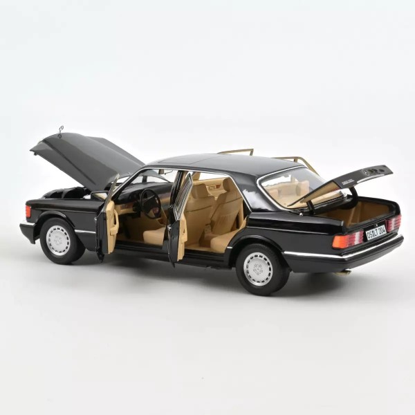 ετοιμα μοντελα αυτοκινητων - ετοιμα μοντελα - 1/18 MERCEDES BENZ 560 SEL (W126) 1989 BLACK ΑΥΤΟΚΙΝΗΤΑ