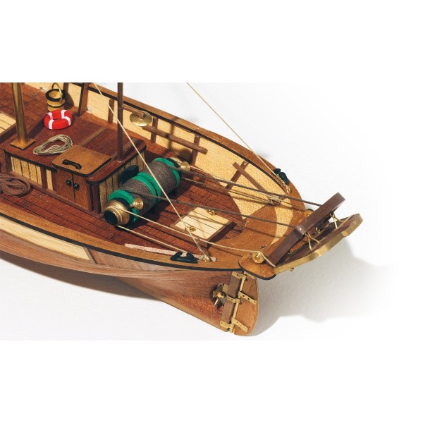 συναρμολογουμενα ξυλινα πλοια - συναρμολογουμενα μοντελα - 1/45 PALAMOS - INSHORE FISHING SHIP (Length 410mm) ΞΥΛΙΝΑ ΠΛΟΙΑ