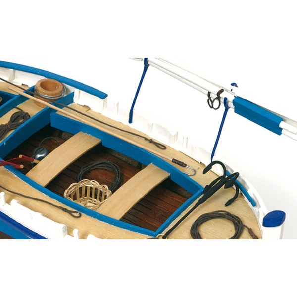 συναρμολογουμενα ξυλινα πλοια - συναρμολογουμενα μοντελα - 1/15 CALELLA MEDITERRANEAN FISHING BOAT (Length 390mm) ΞΥΛΙΝΑ ΠΛΟΙΑ