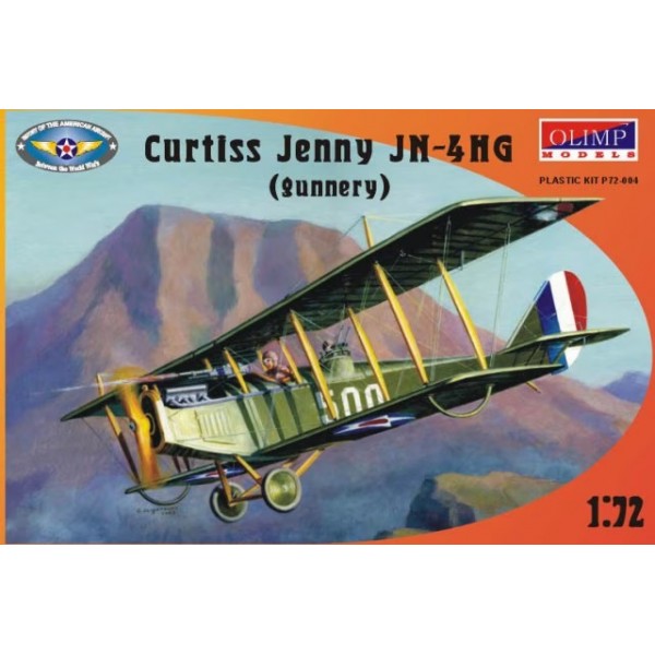 συναρμολογουμενα μοντελα αεροπλανων - συναρμολογουμενα μοντελα - 1/72 Curtiss Jenny JN-4HG (gunnery) ΑΕΡΟΠΛΑΝΑ