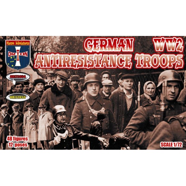 συναρμολογουμενες φιγουρες - συναρμολογουμενα μοντελα - 1/72 WWII GERMAN ANTIRESISTANCE TROOPS ΦΙΓΟΥΡΕΣ