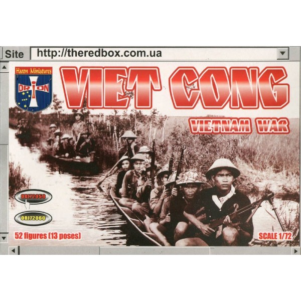 συναρμολογουμενες φιγουρες - συναρμολογουμενα μοντελα - 1/72 Viet Cong (Vietnam War) ΦΙΓΟΥΡΕΣ