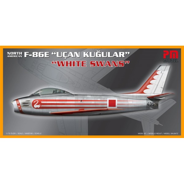 συναρμολογουμενα μοντελα αεροπλανων - συναρμολογουμενα μοντελα - 1/72 CANADAIR F-86E SABRE ''WHITE SWANS'' ΑΕΡΟΠΛΑΝΑ