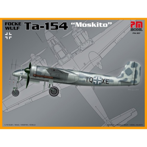 συναρμολογουμενα μοντελα αεροπλανων - συναρμολογουμενα μοντελα - 1/72 FOCKE-WULF Ta-154 ''Moskito'' ΑΕΡΟΠΛΑΝΑ