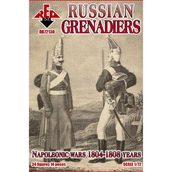 συναρμολογουμενες φιγουρες - συναρμολογουμενα μοντελα - 1/72 RUSSIAN GRENADIERS (NAPOLEONIC WARS 1804-1808 YEARS) ΦΙΓΟΥΡΕΣ