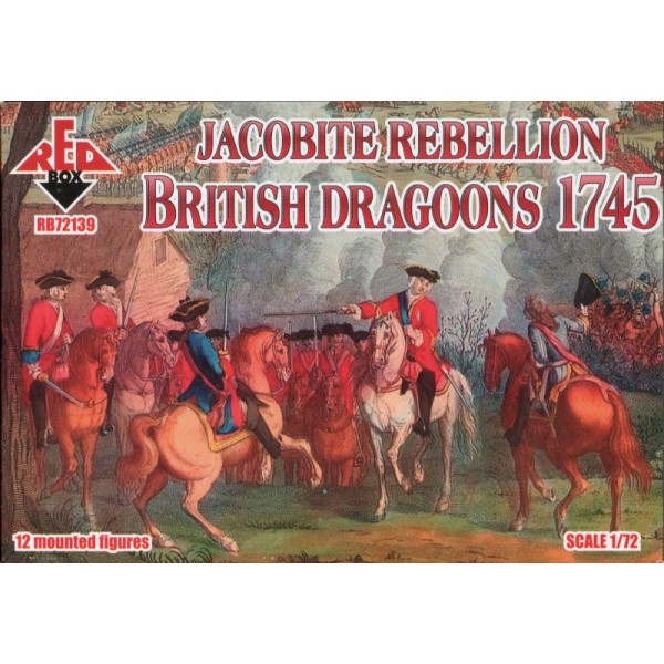 συναρμολογουμενες φιγουρες - συναρμολογουμενα μοντελα - 1/72 BRITISH DRAGOONS JACOBITE REBELLION 1745 ΦΙΓΟΥΡΕΣ