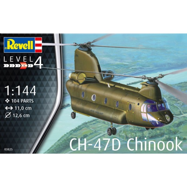 συναρμολογουμενα ελικοπτερα - συναρμολογουμενα μοντελα - 1/144 CH-47D CHINOOK ΕΛΙΚΟΠΤΕΡΑ