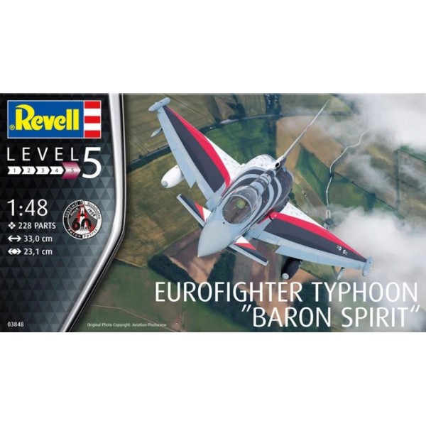 συναρμολογουμενα μοντελα αεροπλανων - συναρμολογουμενα μοντελα - 1/48 EUROFIGHTER TYPHOON ''BARON SPIRIT'' ΑΕΡΟΠΛΑΝΑ