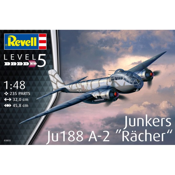 συναρμολογουμενα μοντελα αεροπλανων - συναρμολογουμενα μοντελα - 1/48 JUNKERS Ju188 A-2 ''Racher'' ΑΕΡΟΠΛΑΝΑ