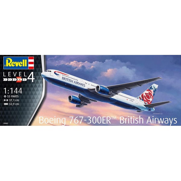 συναρμολογουμενα μοντελα αεροπλανων - συναρμολογουμενα μοντελα - 1/144 BOEING 767-300ER BRITISH AIRWAYS ''Chelsea Rose'' ΑΕΡΟΠΛΑΝΑ