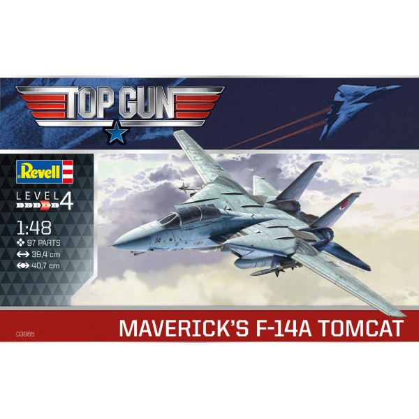 συναρμολογουμενα μοντελα αεροπλανων - συναρμολογουμενα μοντελα - 1/48 MAVERICK 'S F-14A TOMCAT ''TOP GUN'' ΑΕΡΟΠΛΑΝΑ