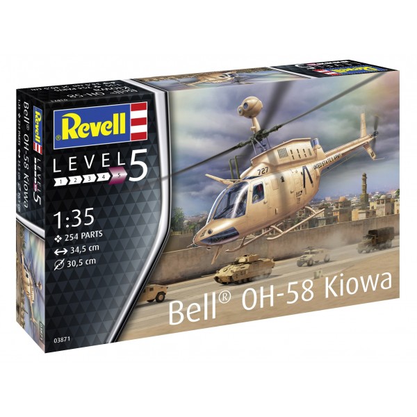 συναρμολογουμενα ελικοπτερα - συναρμολογουμενα μοντελα - 1/35 BELL OH-58 KIOWA ΕΛΙΚΟΠΤΕΡΑ