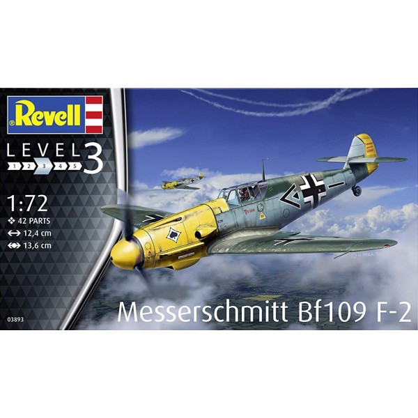 συναρμολογουμενα μοντελα αεροπλανων - συναρμολογουμενα μοντελα - 1/72 MESSERSCHMITT Bf109 F-2 ΑΕΡΟΠΛΑΝΑ