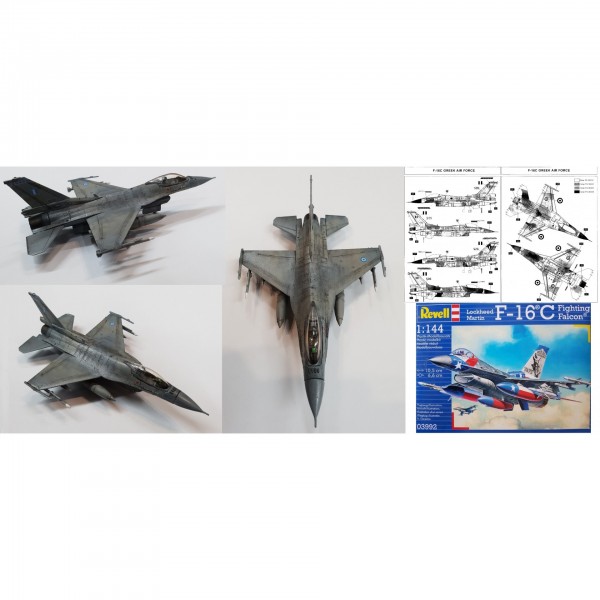 συναρμολογουμενα μοντελα αεροπλανων - συναρμολογουμενα μοντελα - 1/144 LOCKHEED MARTIN F-16 C FIGHTING FALCON ΑΕΡΟΠΛΑΝΑ