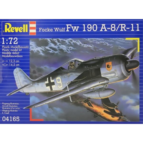 συναρμολογουμενα μοντελα αεροπλανων - συναρμολογουμενα μοντελα - 1/72 FOCKE WULF Fw 190 A-8/R-11 ΑΕΡΟΠΛΑΝΑ