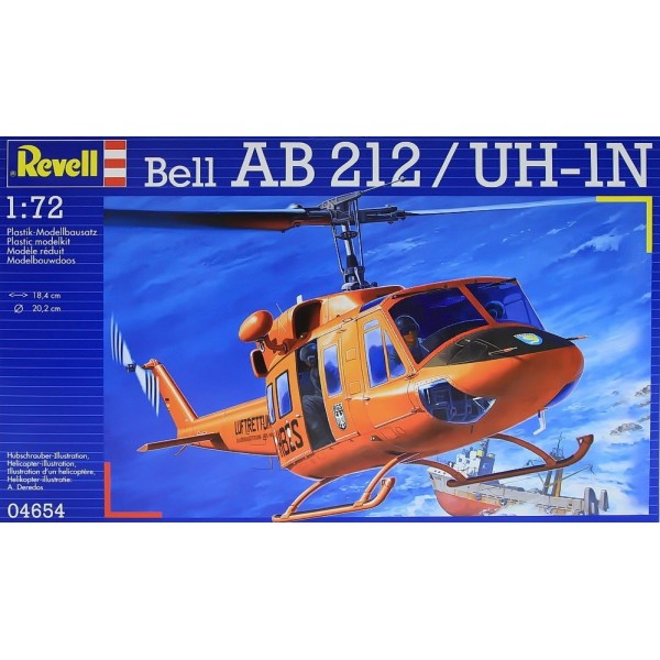 συναρμολογουμενα ελικοπτερα - συναρμολογουμενα μοντελα - 1/72 BELL AB 212 / UH-1N ΕΛΙΚΟΠΤΕΡΑ