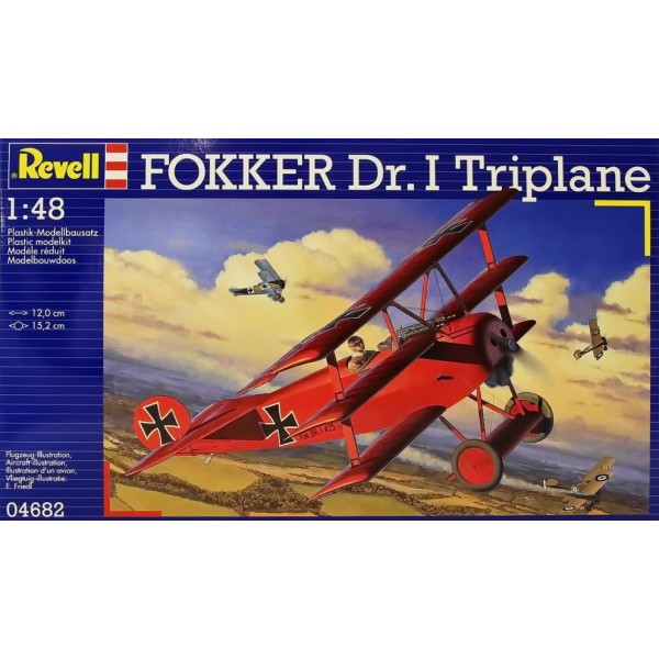 συναρμολογουμενα μοντελα αεροπλανων - συναρμολογουμενα μοντελα - 1/48 FOKKER Dr.I Triplane ΑΕΡΟΠΛΑΝΑ